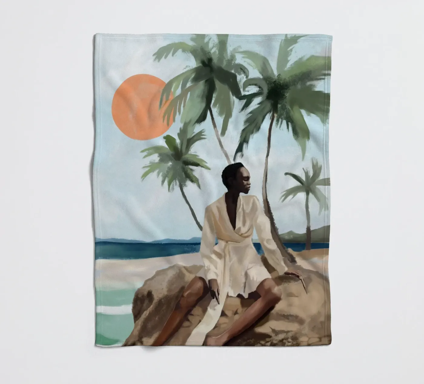 Wind en zonneschijn fleecedeken van Verse