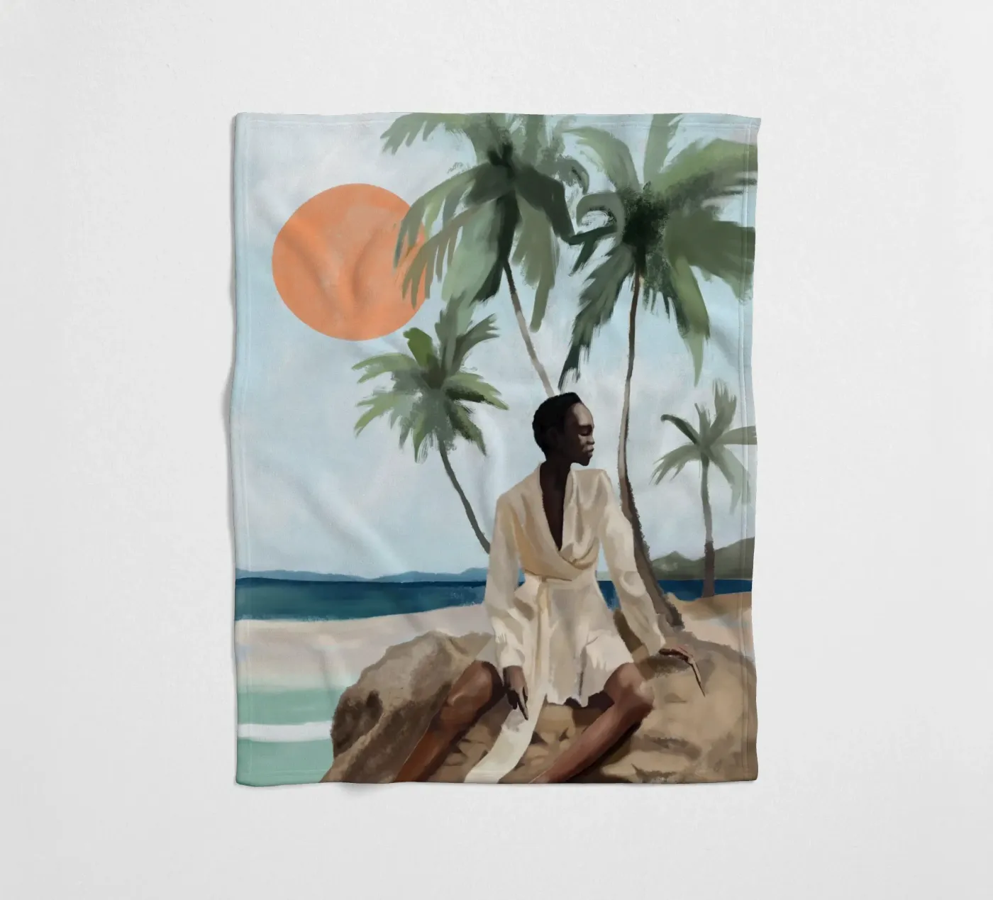 Wind en zonneschijn fleecedeken van Verse