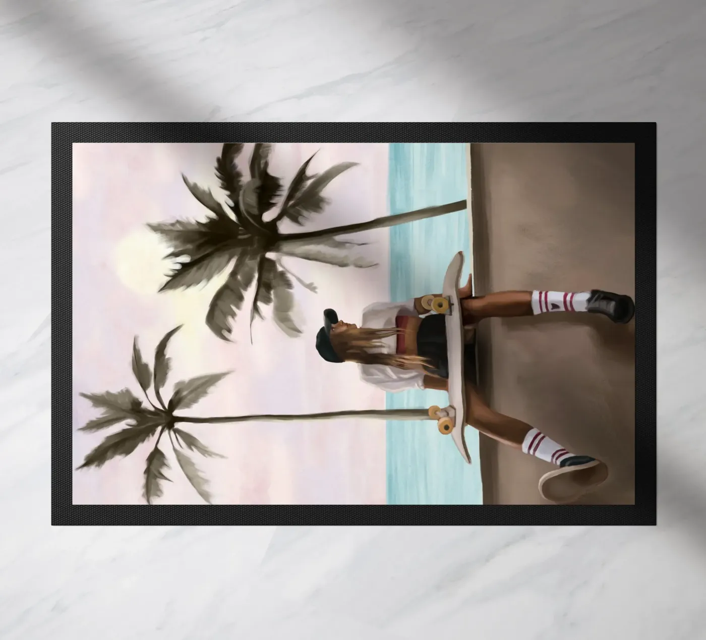 Chasing Horizons doormat by Verse