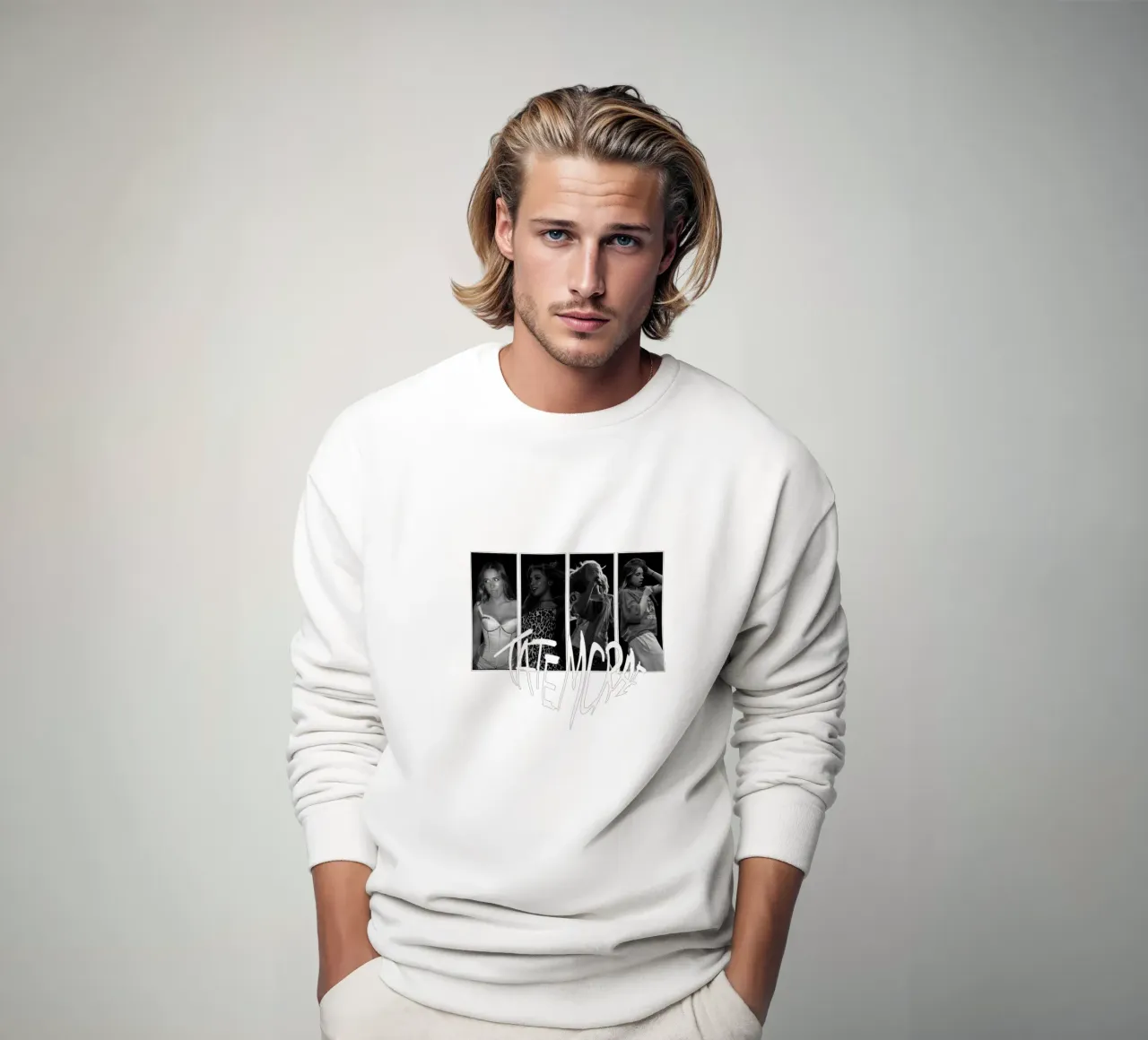 tate mcrae - Singer sweatshirt van Tara Bergener