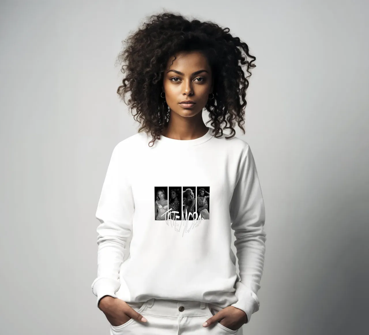 tate mcrae - Singer sweatshirt van Tara Bergener