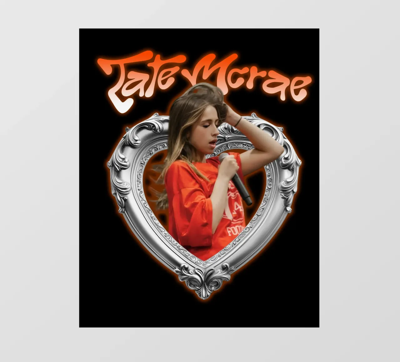 tate mcrae - Songwriter telo in pvc da Tara Bergener