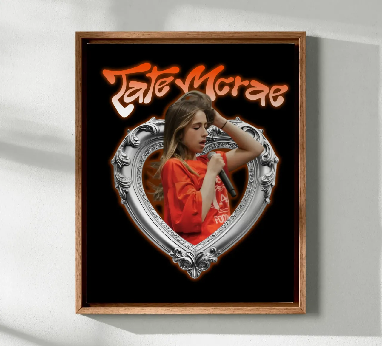 tate mcrae - Songwriter canvas met Baklijst van Tara Bergener