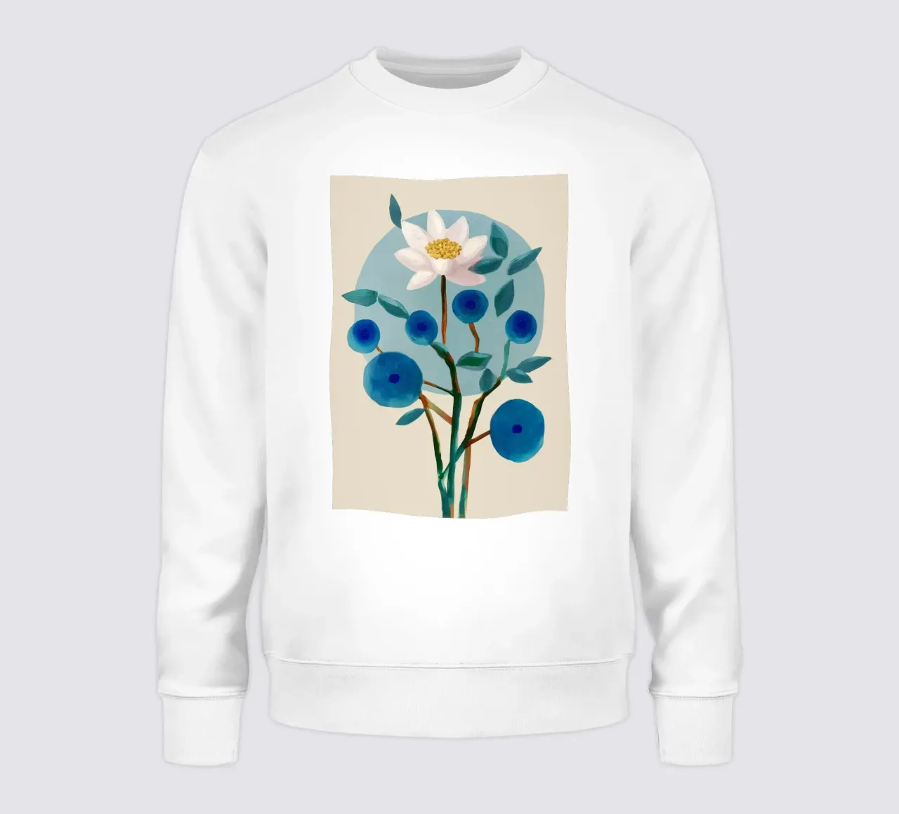 Stylized Lotus Flower Art felpa da Flow Line
