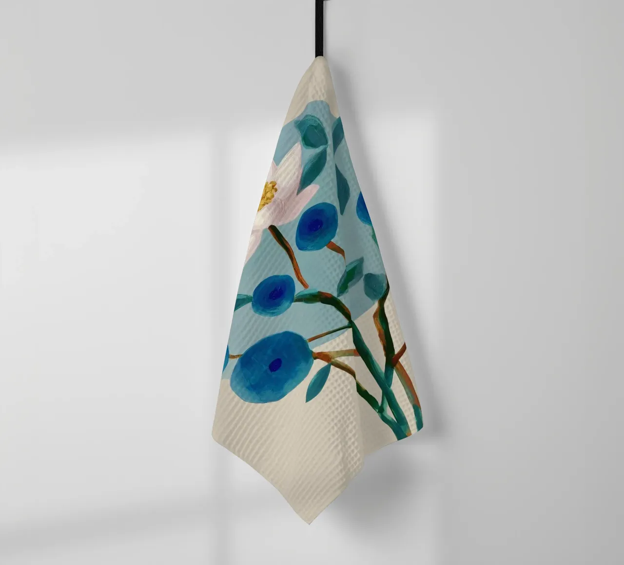 Stylized Lotus Flower Art canovaccio da cucina da Flow Line