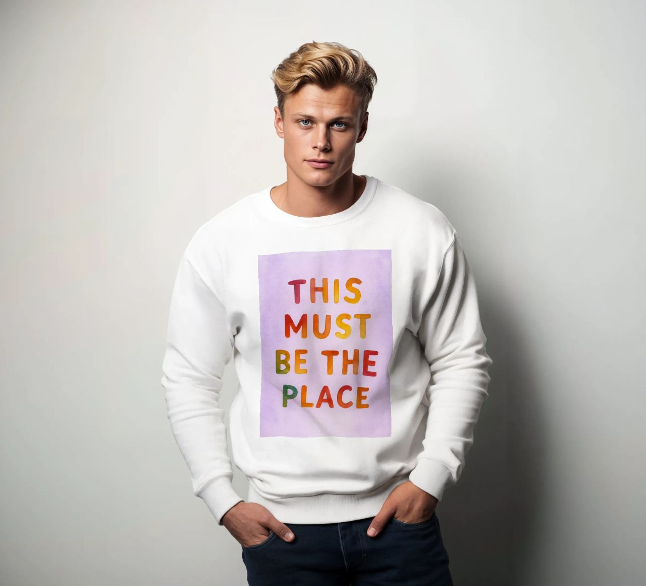 questo deve essere il posto felpa da onelove