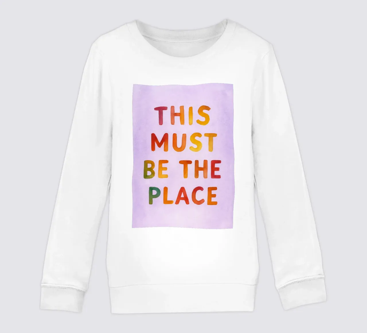 questo deve essere il posto felpa bambino da onelove