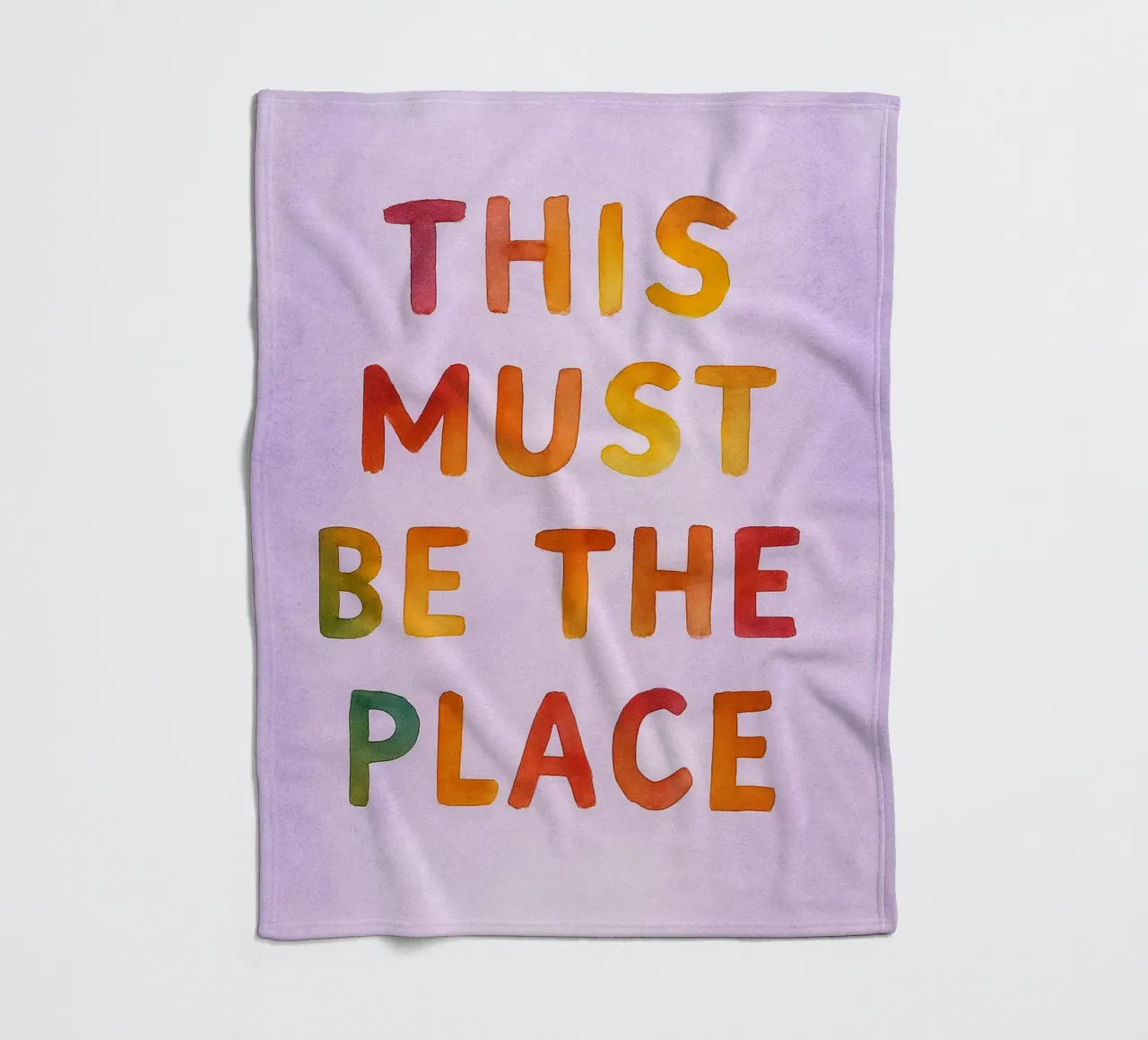 questo deve essere il posto coperta in pile da onelove