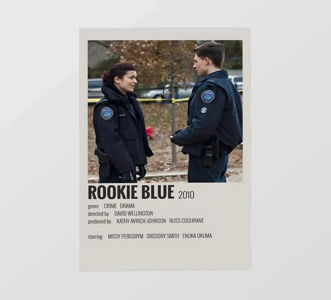 ROOKIE BLUE 2010 telo in pvc da MVFminimalist