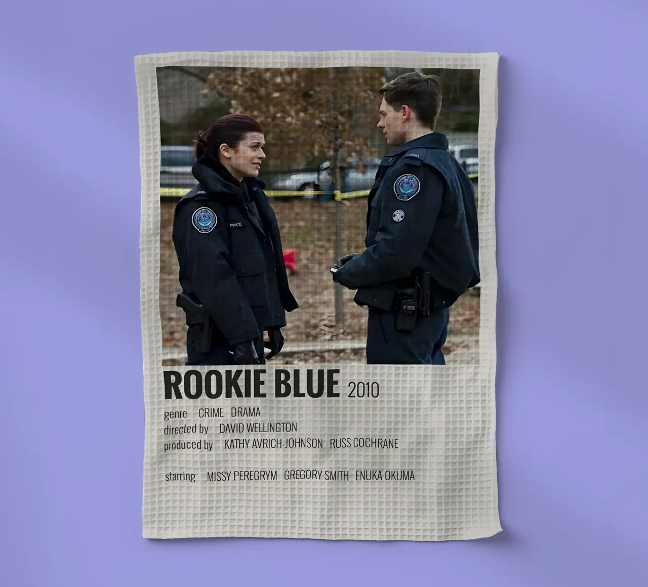 ROOKIE BLUE 2010 canovaccio da cucina da MVFminimalist