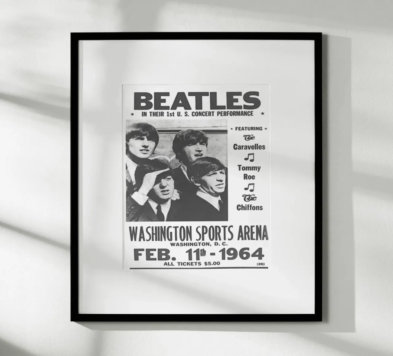 Gisteren live op het podium poster met aluminium frame van nabcu