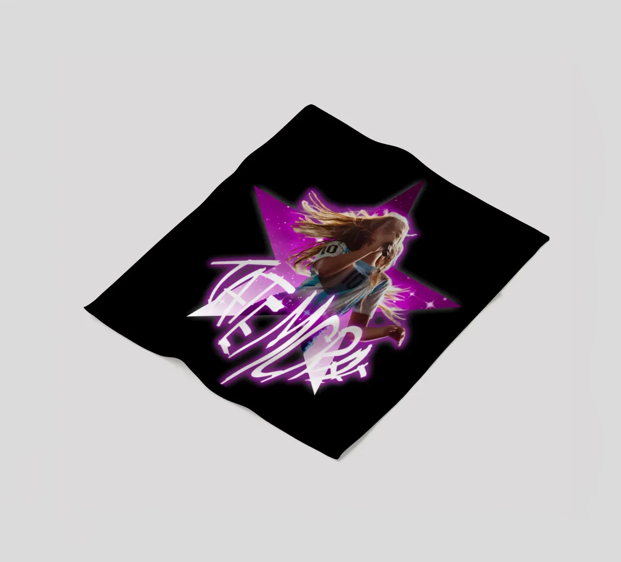 tata mcrae - stars fleece blanket by Tara Bergener