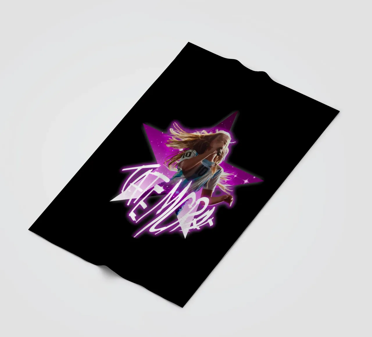 tata mcrae - stars fleece blanket by Tara Bergener