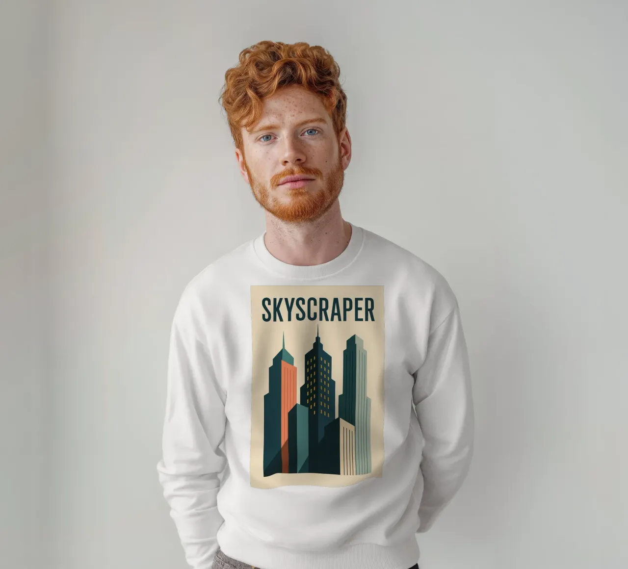 SKYSCRAPER - Linee urbane e verticalità felpa da JETLAG | affiches voyage