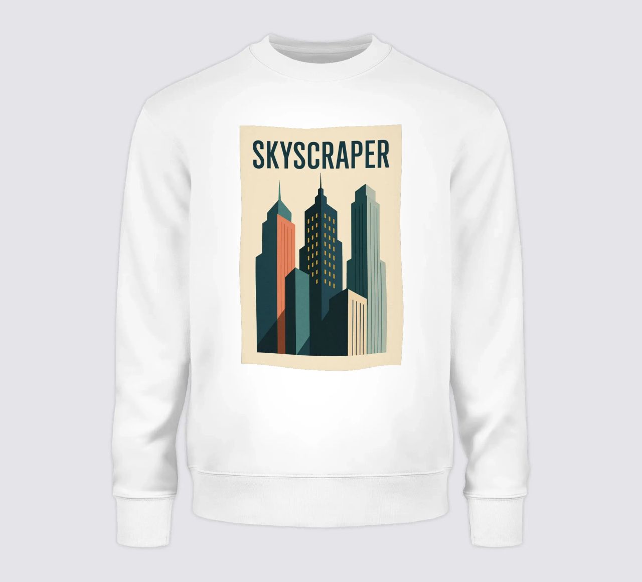 SKYSCRAPER - Linee urbane e verticalità felpa da JETLAG | affiches voyage