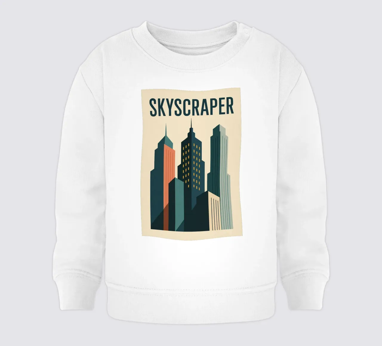 SKYSCRAPER - Urbane Linien und Vertikalität Baby Sweatshirt von JETLAG | affiches voyage