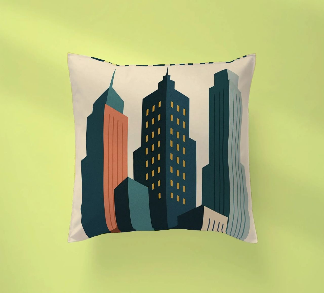 SKYSCRAPER - Linee urbane e verticalità cuscino da JETLAG | affiches voyage