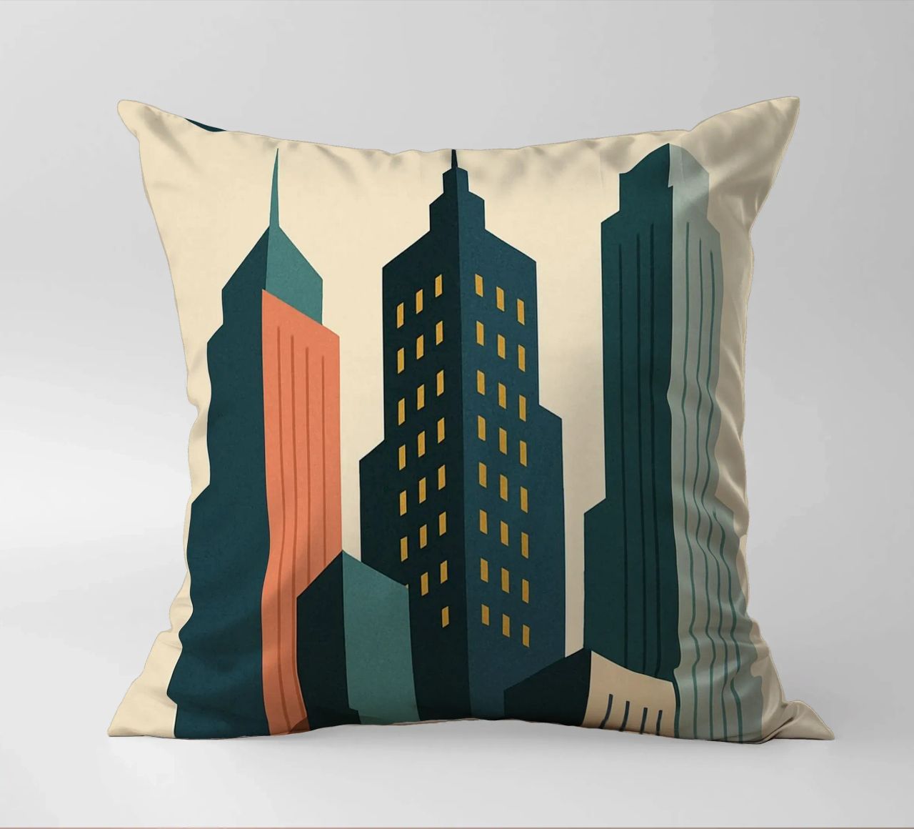 SKYSCRAPER - Linee urbane e verticalità cuscino da JETLAG | affiches voyage