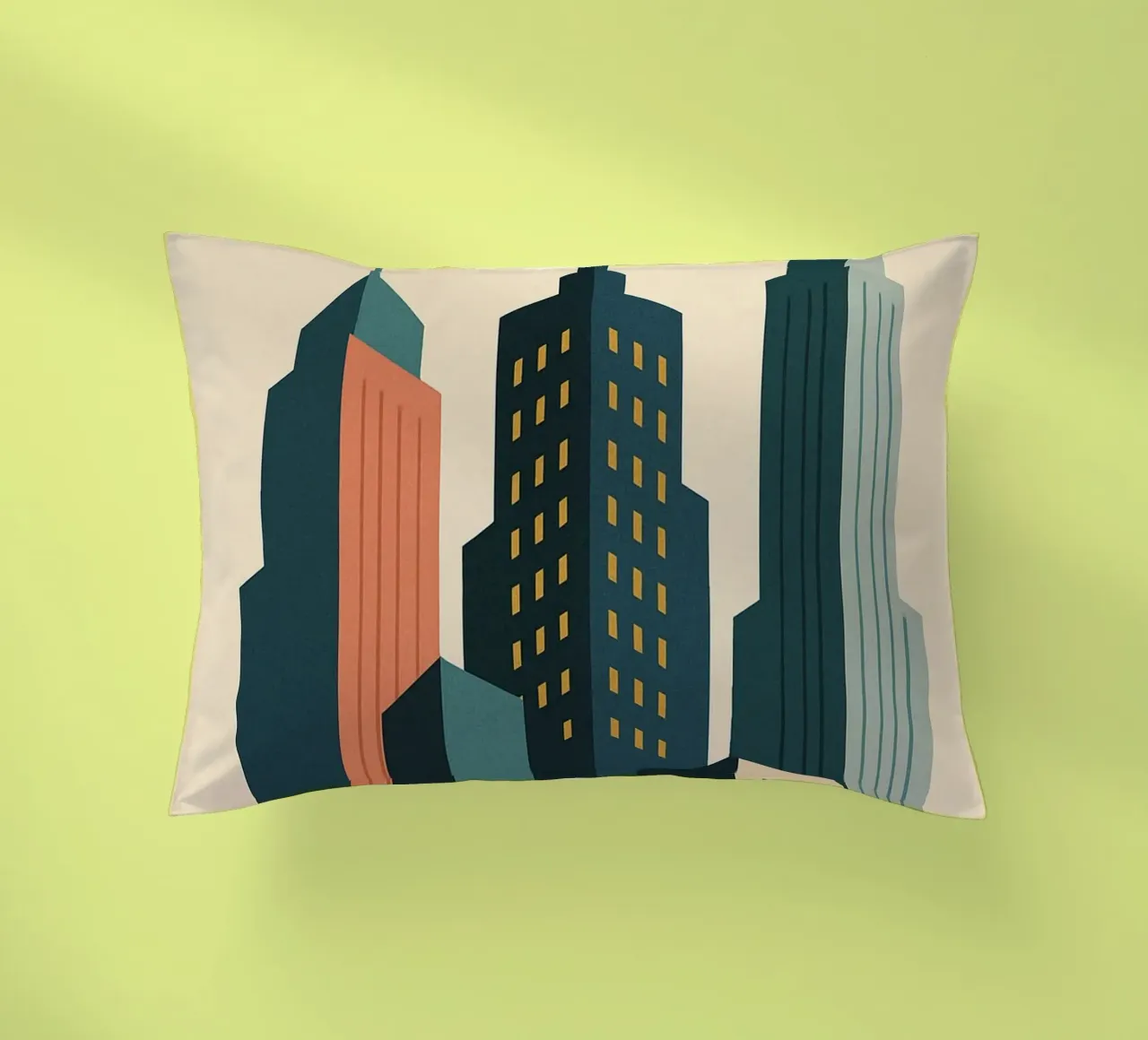 SKYSCRAPER - Urbane Linien und Vertikalität Kissen von JETLAG | affiches voyage