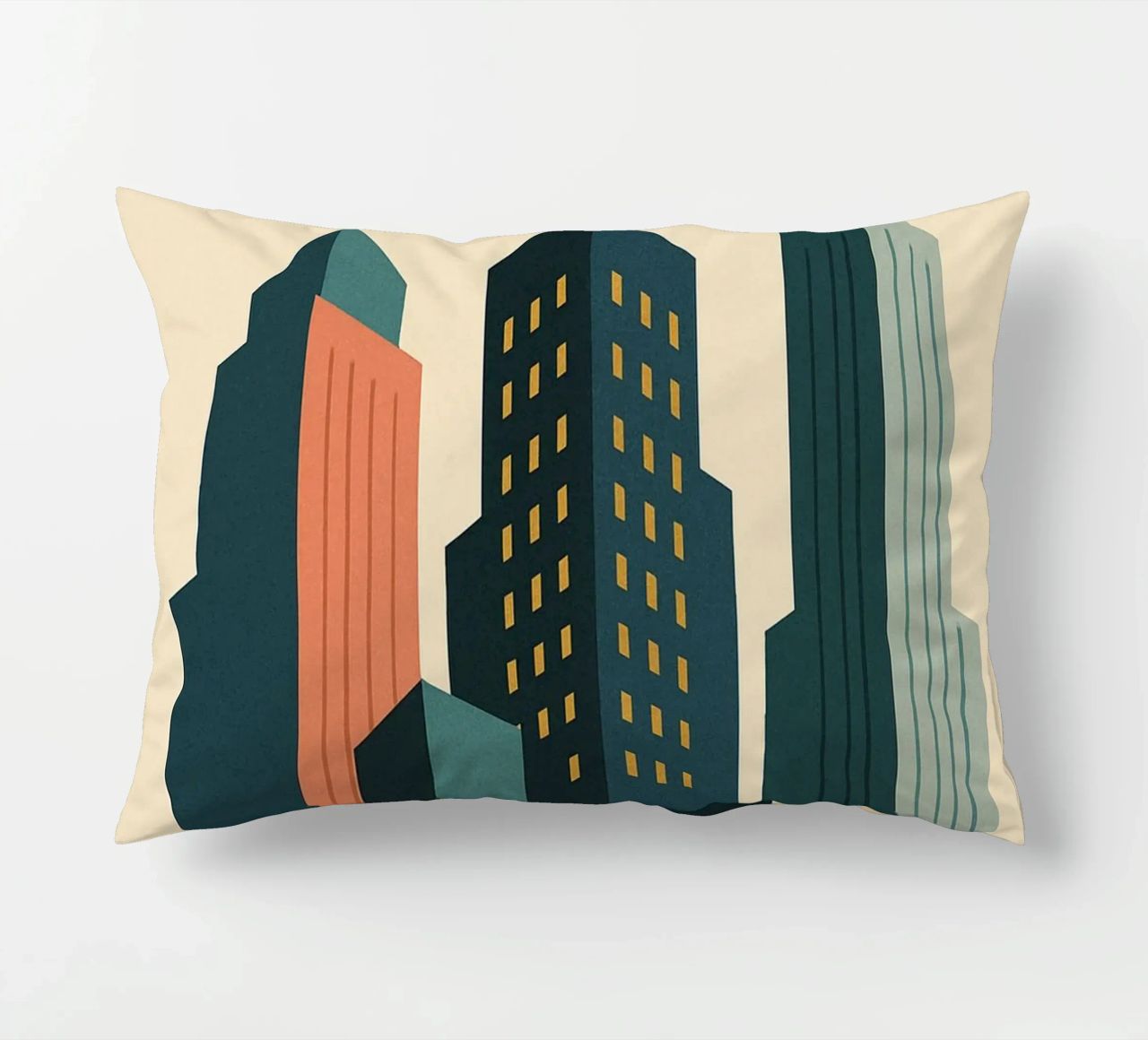 SKYSCRAPER - Linee urbane e verticalità cuscino da JETLAG | affiches voyage