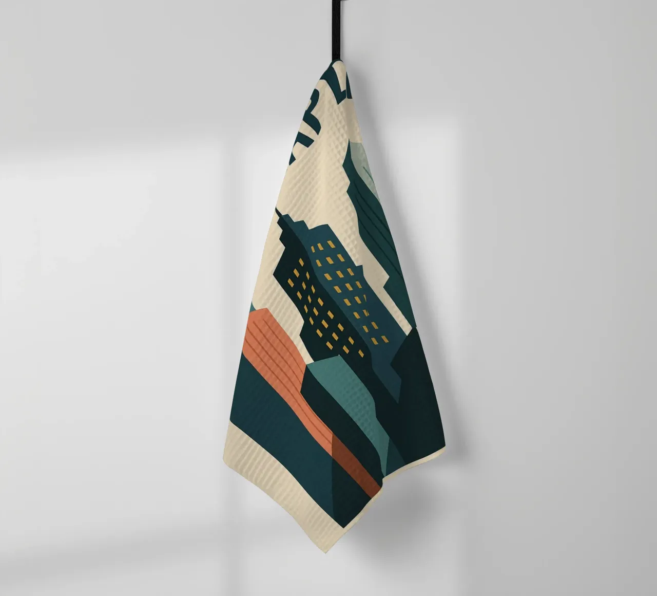 SKYSCRAPER - Linee urbane e verticalità canovaccio da cucina da JETLAG | affiches voyage