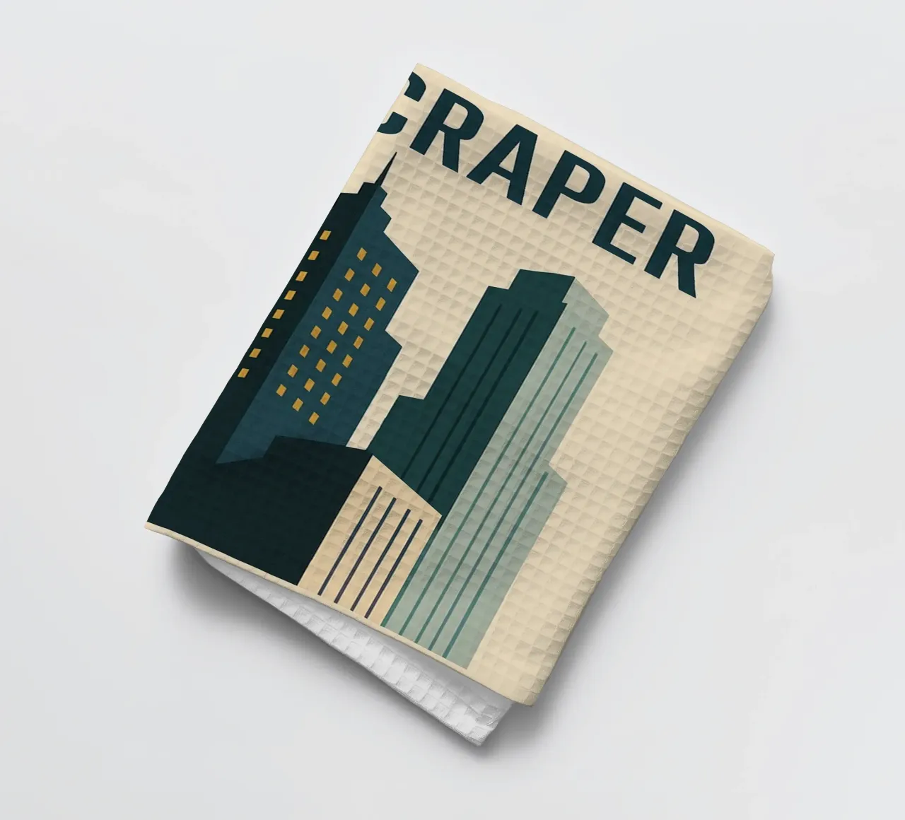 SKYSCRAPER - Linee urbane e verticalità canovaccio da cucina da JETLAG | affiches voyage