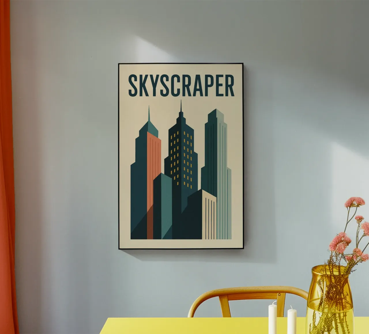 SKYSCRAPER - Linee urbane e verticalità plexiglass da JETLAG | affiches voyage