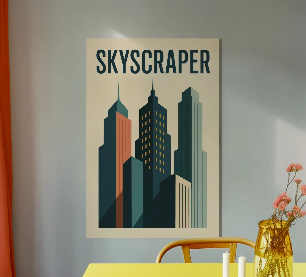 SKYSCRAPER - Linee urbane e verticalità plexiglass da JETLAG | affiches voyage