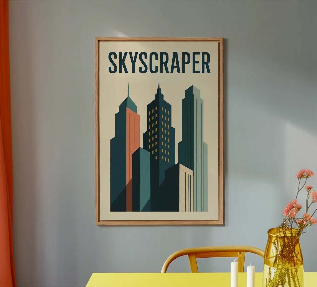 SKYSCRAPER - Linee urbane e verticalità pannello forex da JETLAG | affiches voyage