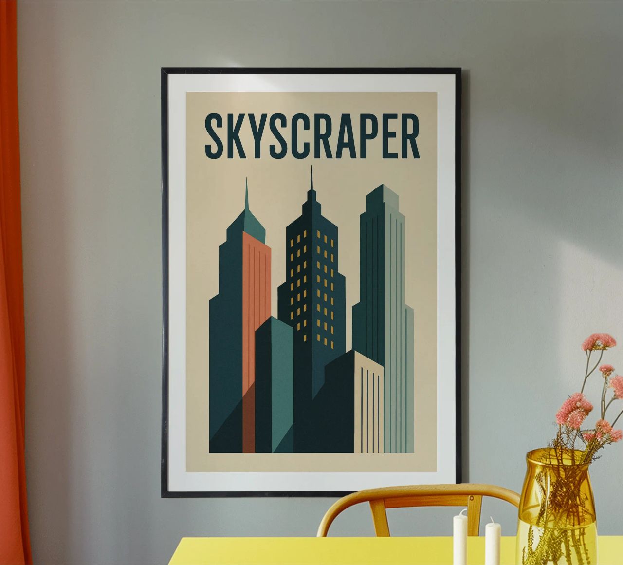 SKYSCRAPER - Linee urbane e verticalità carta hahnemühle da JETLAG | affiches voyage