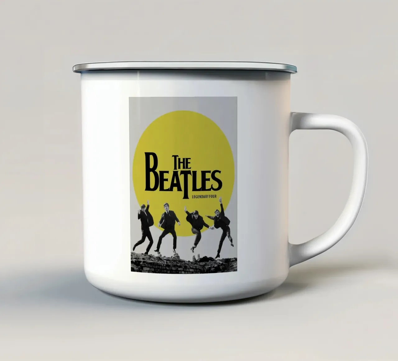 Concerto dei Beatles da sogno tazza in smalto da nabcu