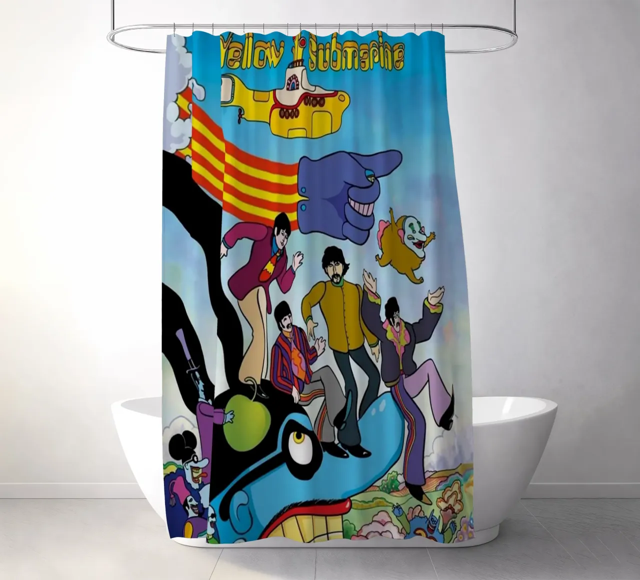 Harmonies From The Past shower curtain by nabcu