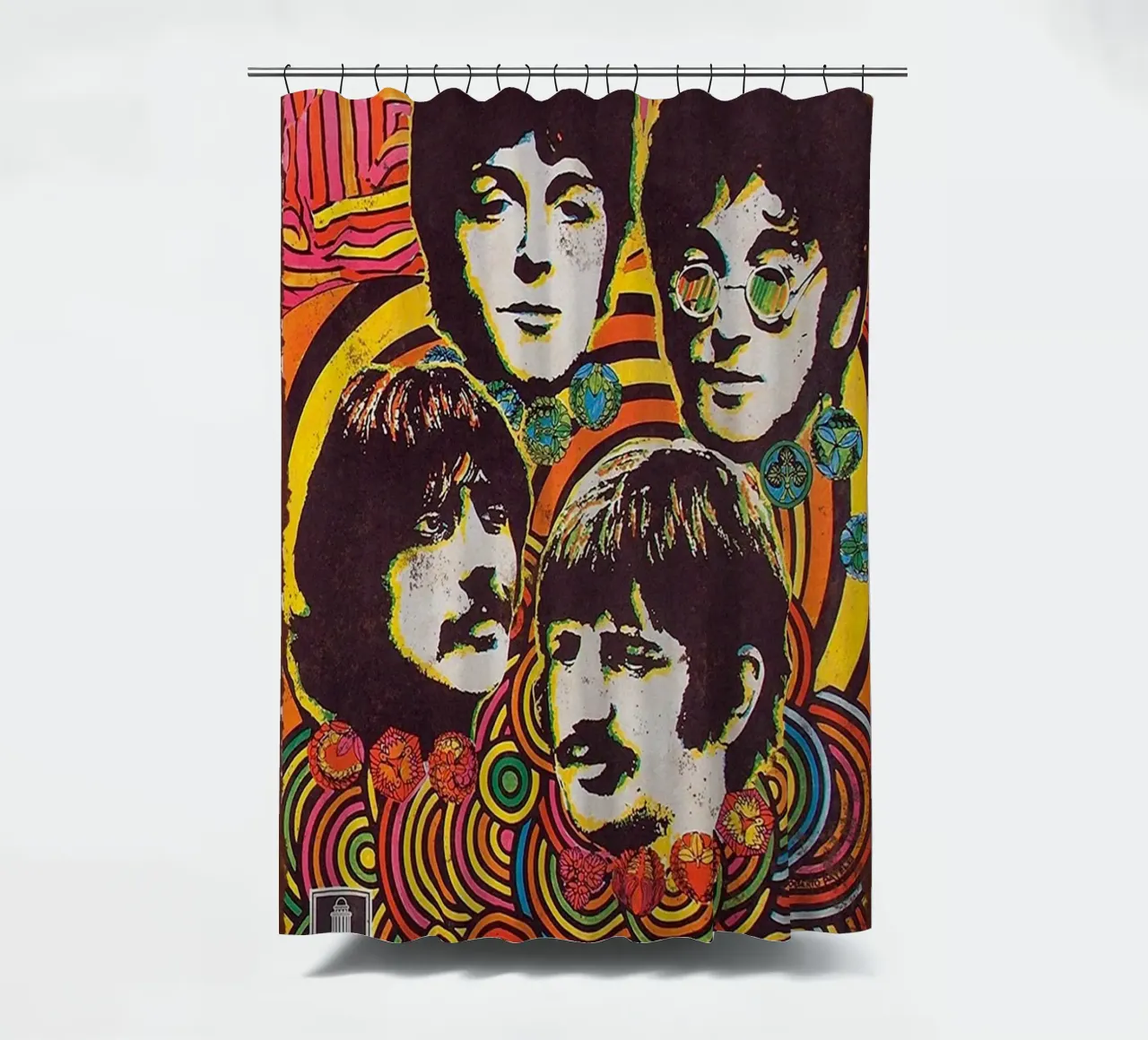 Come Together In Music shower curtain by nabcu