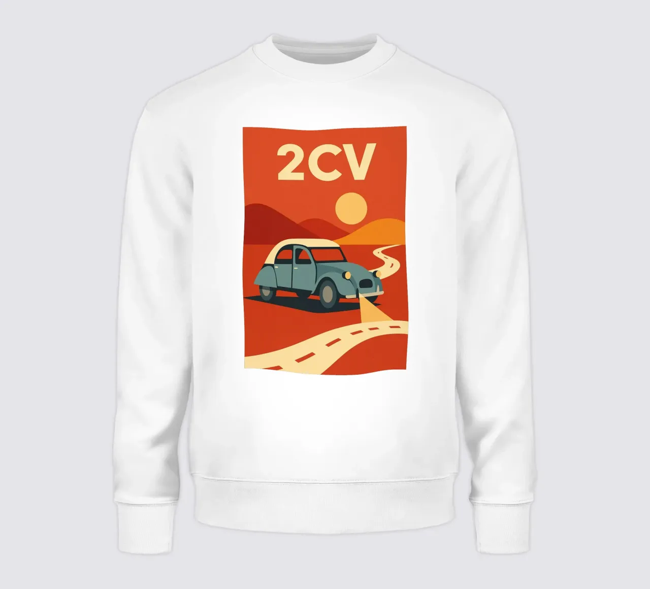 2CV - En el carril de los recuerdos sudadera de Art Typo Essentiel