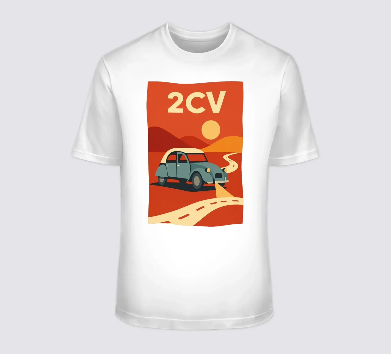2CV - Sul viale dei ricordi t-shirt da Art Typo Essentiel