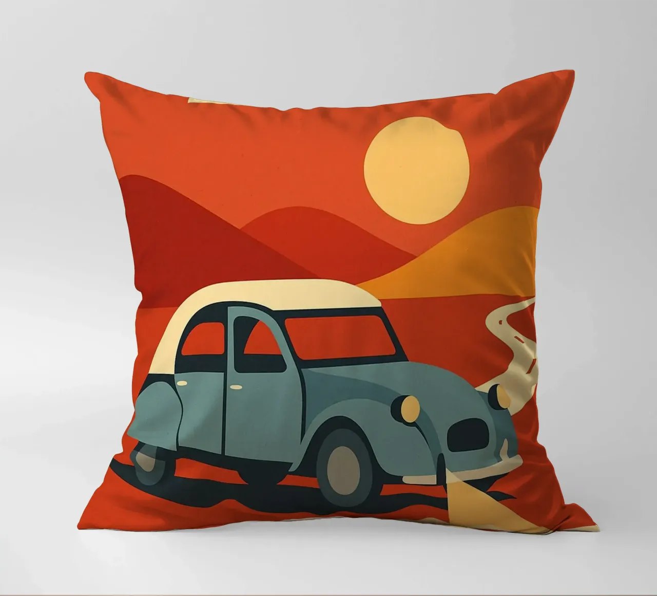 2CV - Sul viale dei ricordi cuscino da Art Typo Essentiel