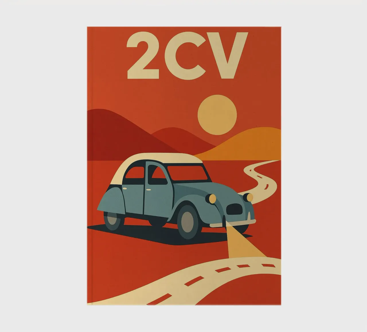 2CV - On the Memory Lane notebook by Art Typo Essentiel