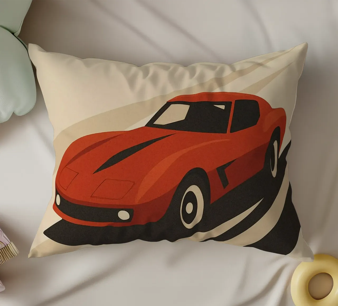 CORVETTE - La leggenda americana a tutta velocità cuscino da Art Typo Essentiel