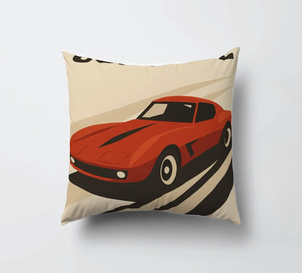 CORVETTE - La leggenda americana a tutta velocità cuscino da Art Typo Essentiel