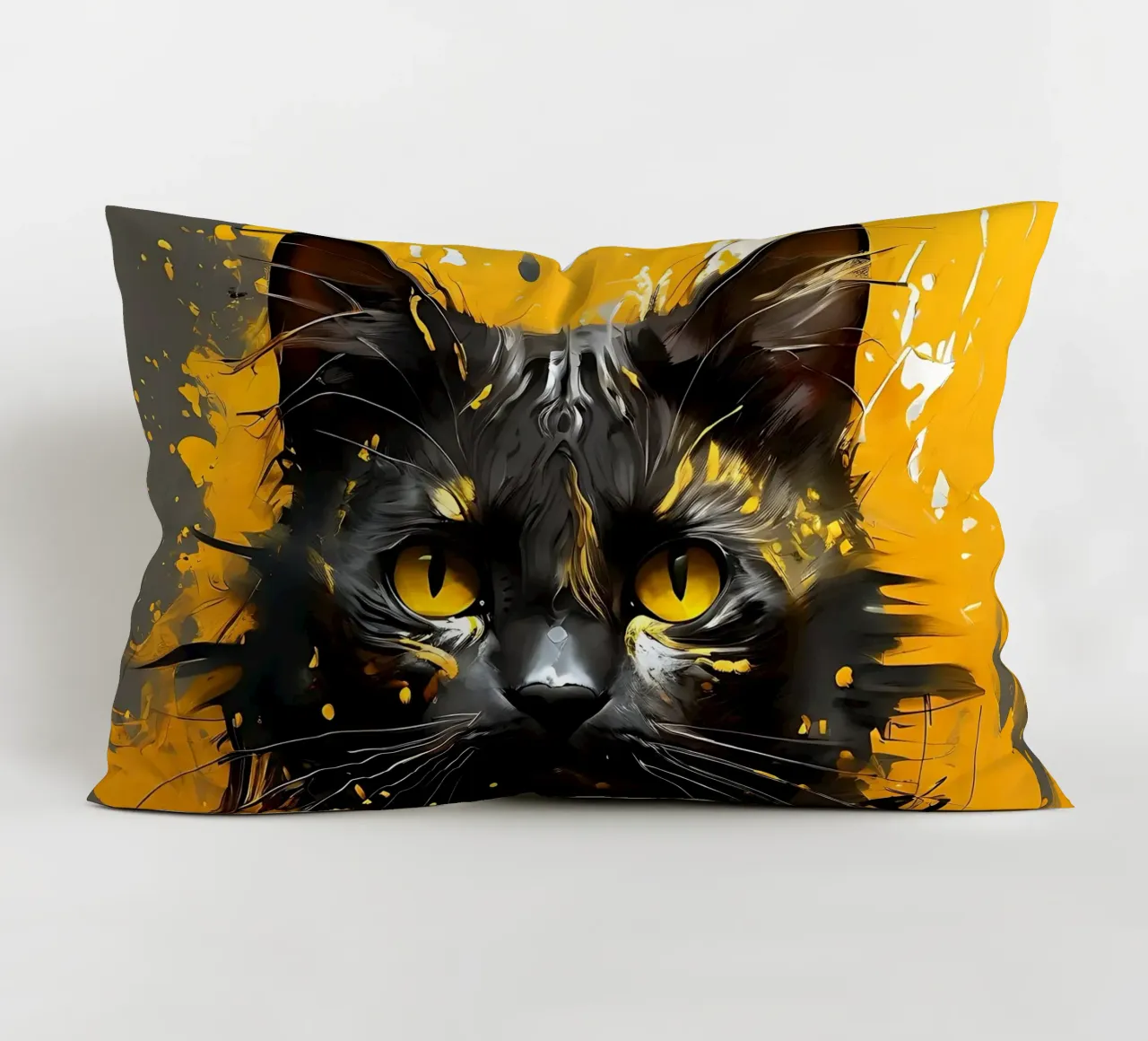 Stile_gatto_G_1 cuscino da Tierisch bunt by LK