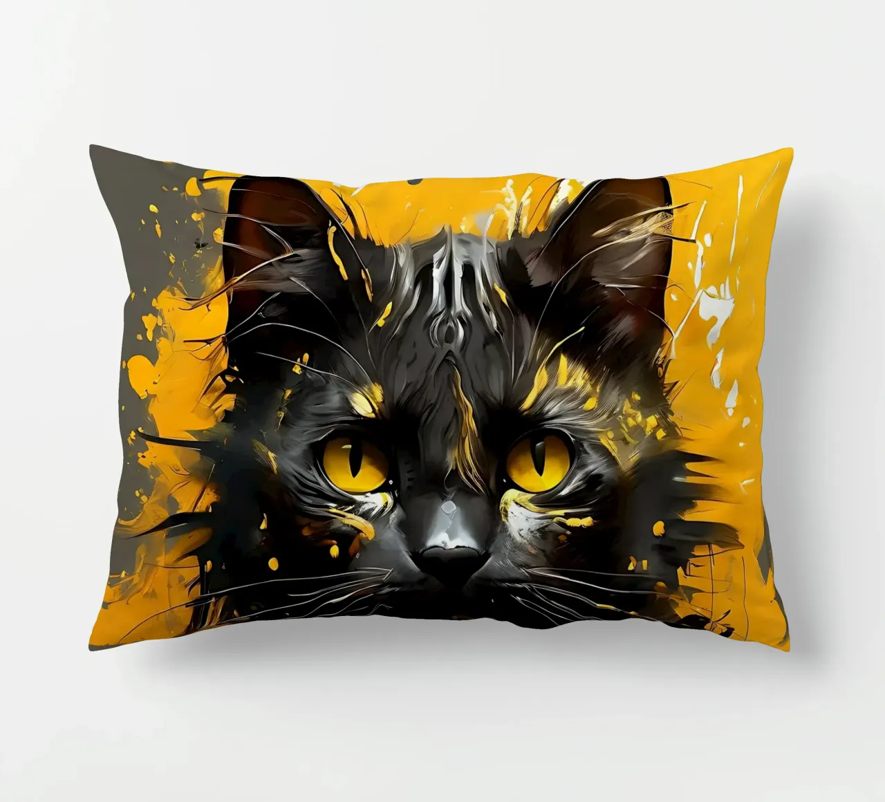 Stile_gatto_G_1 cuscino da Tierisch bunt by LK