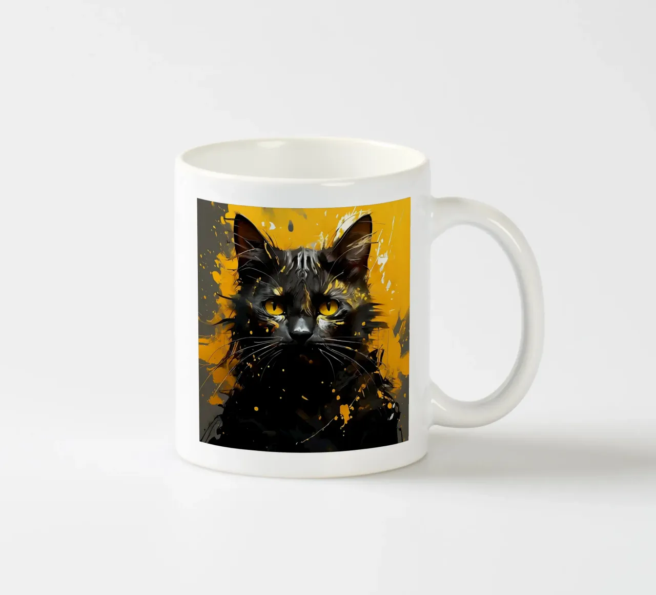 Stile_gatto_G_1 tazza in ceramica da Tierisch bunt by LK