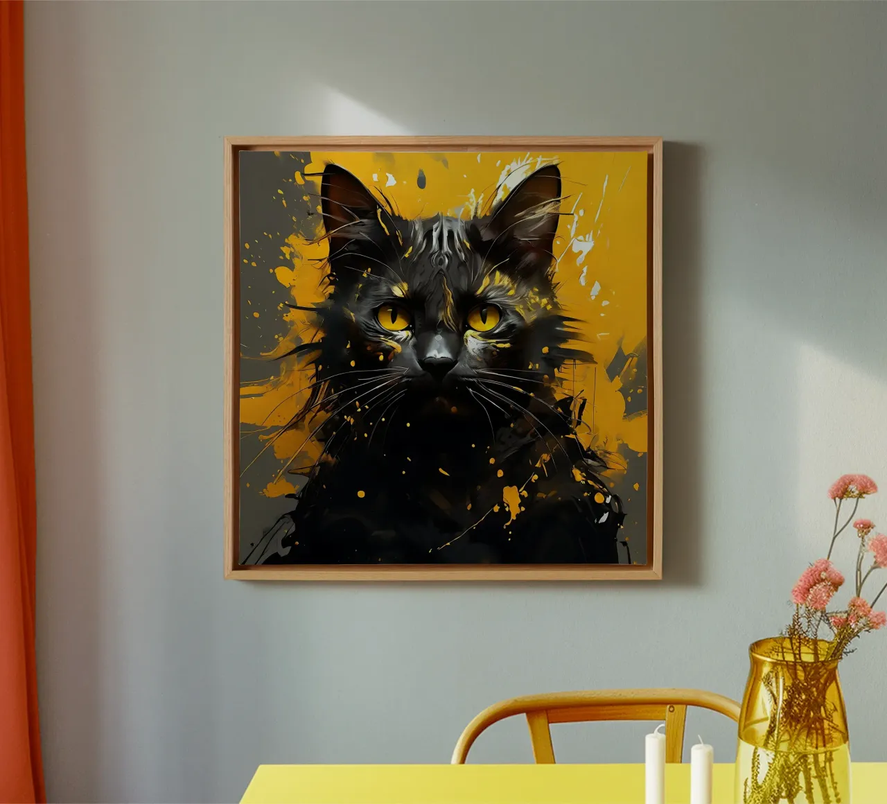 Cat_Style_G_1 canvas by Tierisch bunt by LK