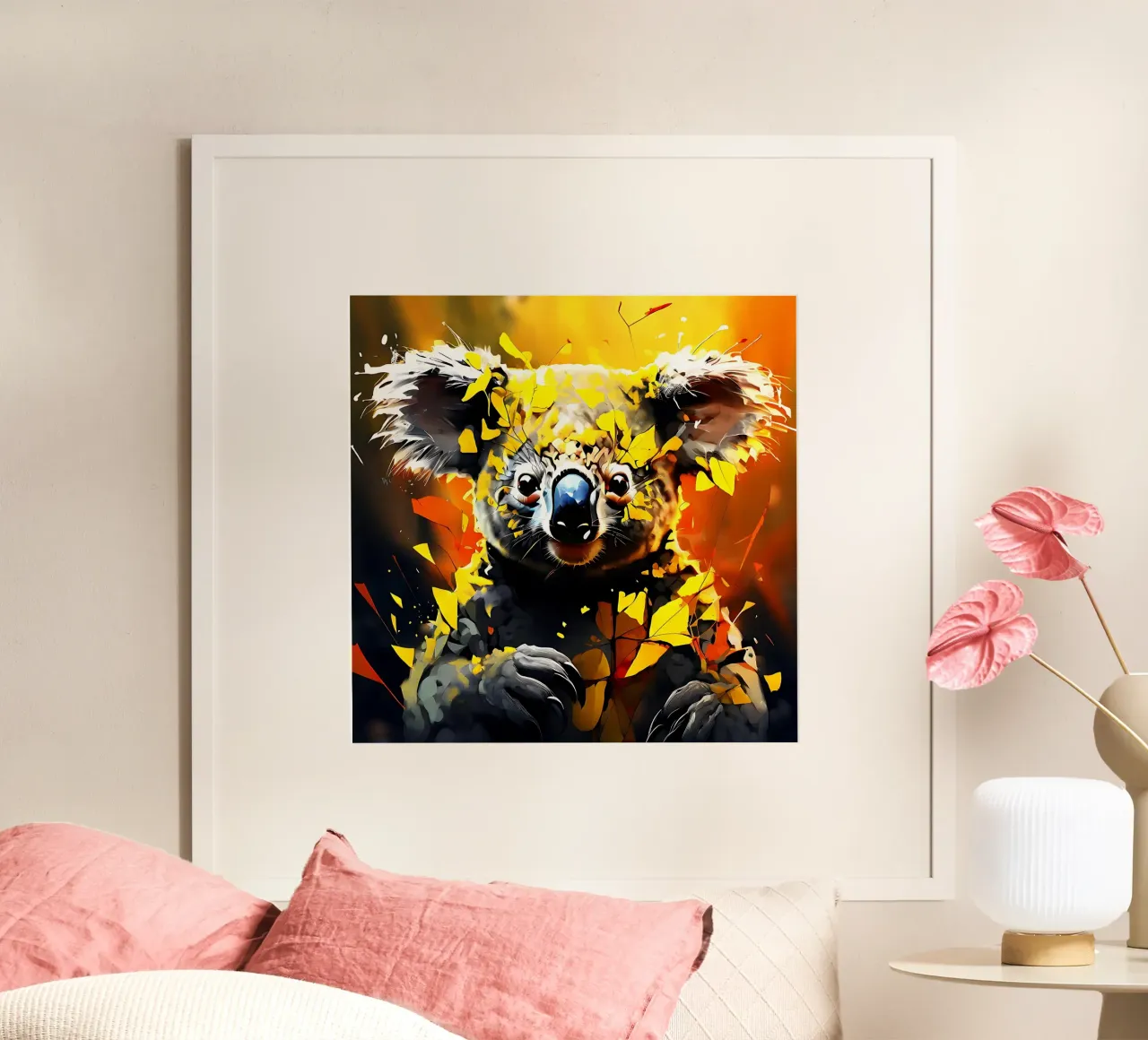 Koala_Style_G_1 poster by Tierisch bunt by LK