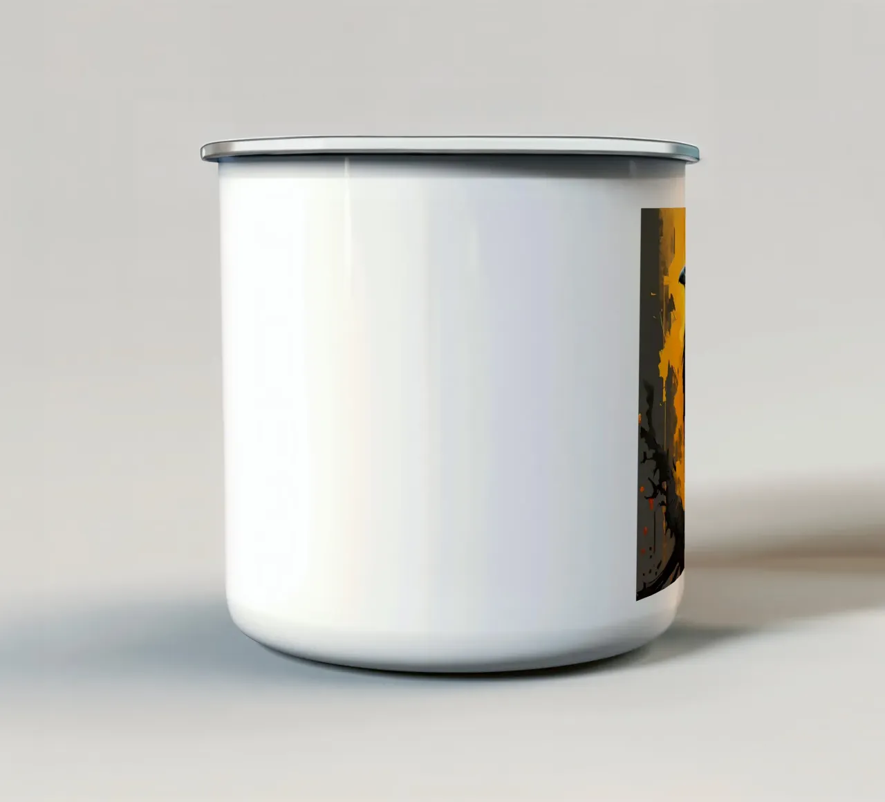Corvo_Stile_G_1 tazza in smalto da Tierisch bunt by LK