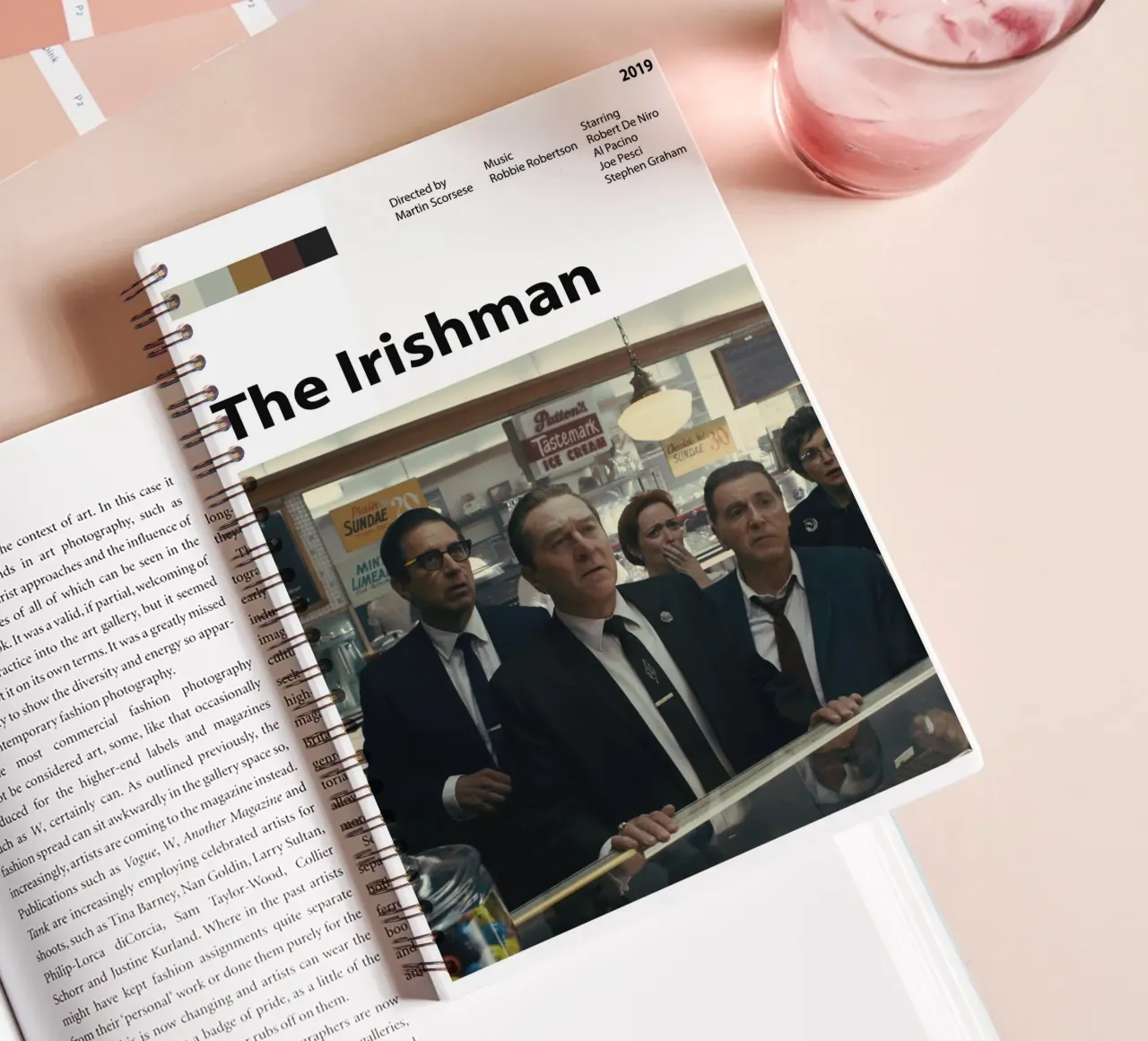 The Irishman spiral notebook by 🎞 The Movie Wall