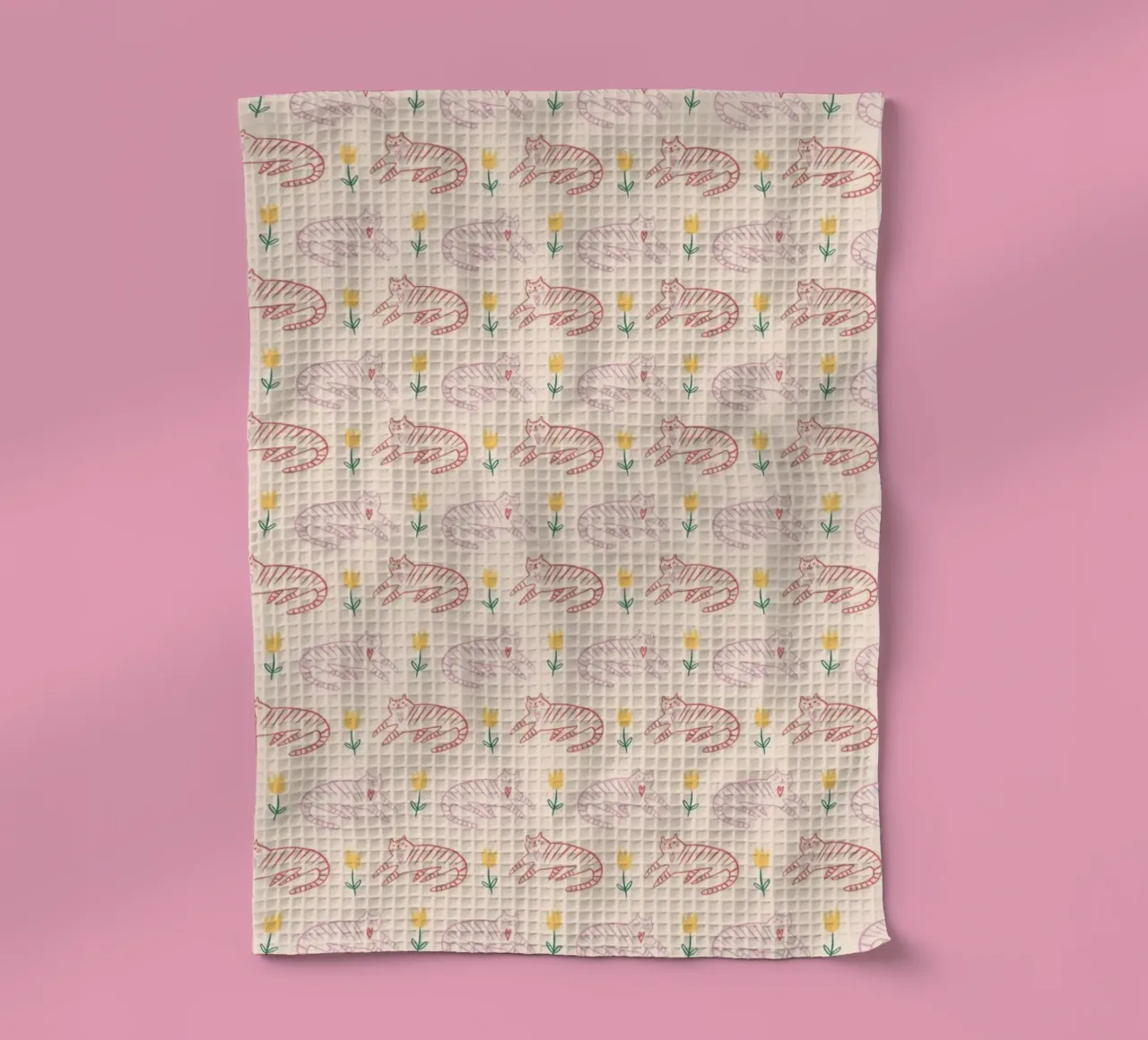 Tiger Pattern No 01 canovaccio da cucina da treechild