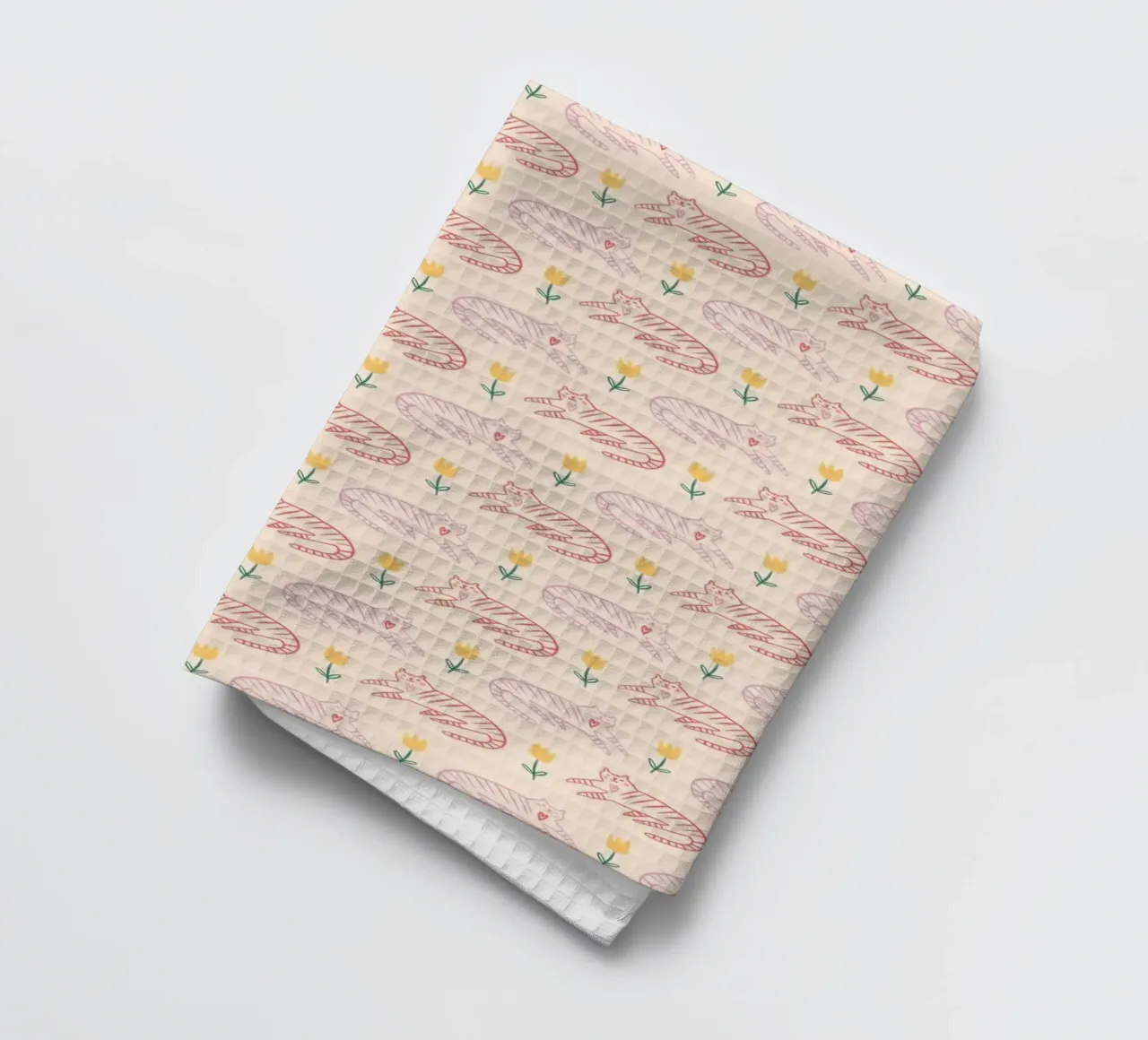 Tiger Pattern No 01 canovaccio da cucina da treechild