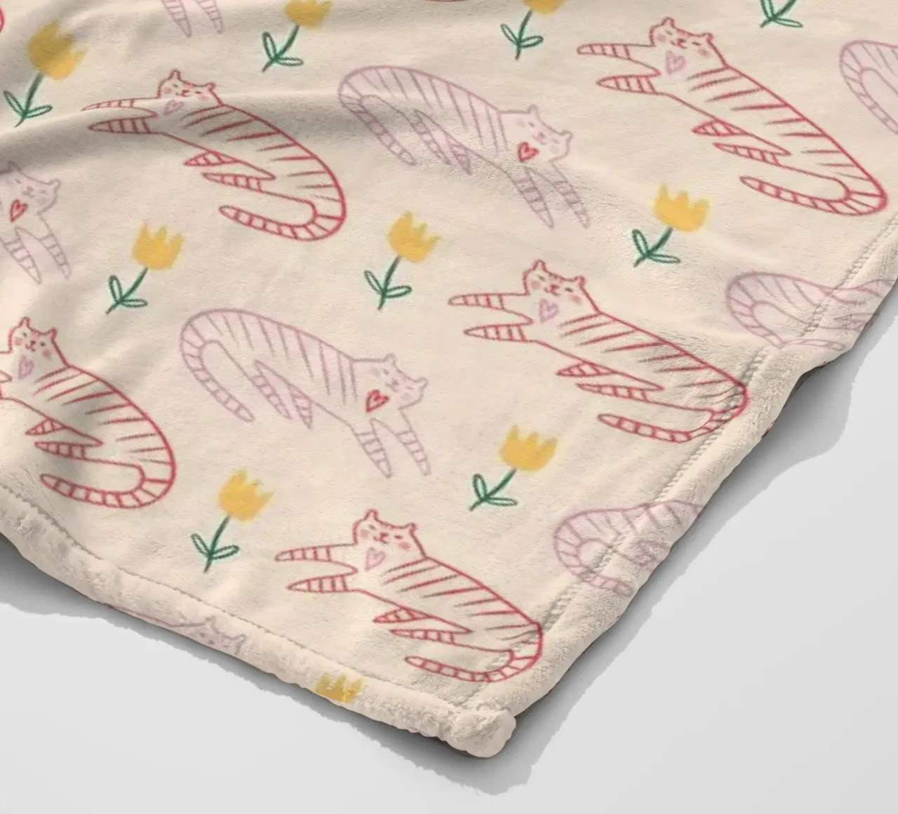 Tiger Pattern No 01 coperta in pile da treechild