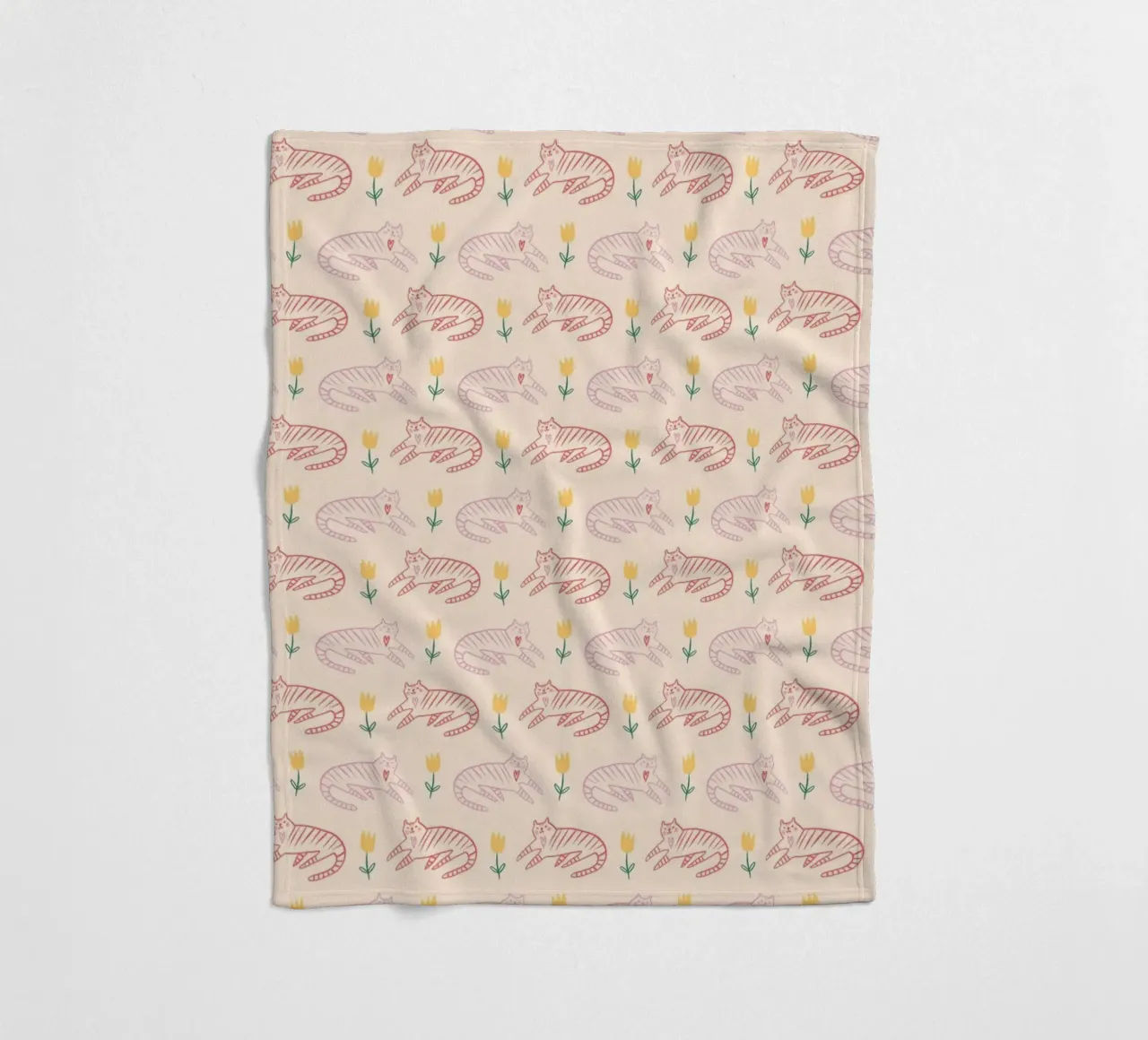 Tiger Pattern No 01 coperta in pile da treechild